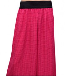 Pink with Small Black Dot Women's Palazzo Pants SSP38
