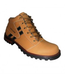 Elvace Tan Combat Boot Men Shoes 5013