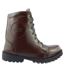 Elvace Brown Men Boot Men Shoes 5019