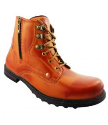 Elvace Tan Men Boot Men Shoes 5026