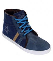 Elvace Blue Supraa Sneakers Men Shoes 7010