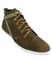 Elvace Brown Men Sneakers Men Shoes 7015