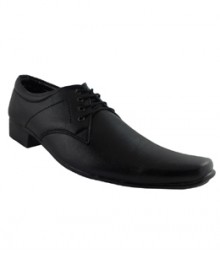 Elvace Black Shoes Formal Men Shoes 9009