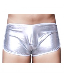 Free Size Italian Lycra Boxers Underwear Boxer-Silver