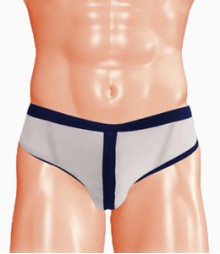 Free Size Italian Lycra Briefs Underwear B-188-Blue