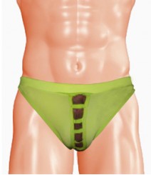 Free Size Italian Lycra Briefs Underwear B-196-Neon