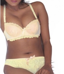 Imported Fabric Padded Bra and Panty Set