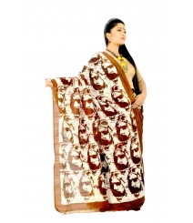 Batik Handwork Designer Saree DSC0155