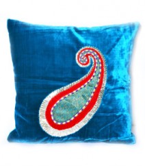 Peacock Embroided Leaf Cushion Cover Set of 5 VFCC-76