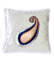 Peacock Embroided Leaf Cushion Cover Set of 5 VFCC-77