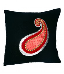 Peacock Embroided Leaf Cushion Cover Set of 5 VFCC-78