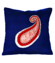 Peacock Embroided Leaf Cushion Cover Set of 5 VFCC-79