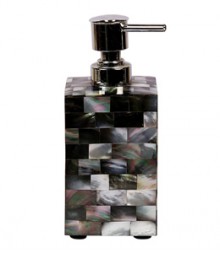 Soap Dispenser of Black Mother of Pearl OH-SDPBMOP