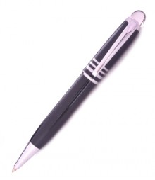 Elegant Crystal Top Silver Flip Roller Ball Pen PRJ01-10-033