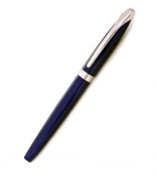 Richers Elegant Curved Flip Blue Roller Ball Pen PRJ01-10-057