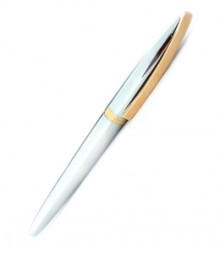 Shinning Silver with Golden Flip Roller Ball Pen PRJ01-10-065