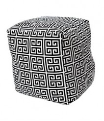 Buy Patterned Cotton Pouf Online - IND-PF-017