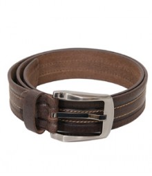 Genuine Designer Leather Thread Stich Belts B-1265