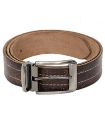 Thread with hole Designer Genuine Leather Brown Belts B-1268