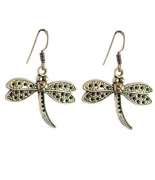 Dragonfly Hoops FAAPER11 Earrings Made from German Silver