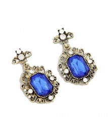 The Royal Gemstone Earrings - Blue FSNV39