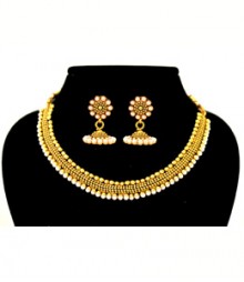 Agathi Jewelry Set FAAPER26 Made from Alloy with Gold Plating