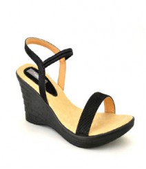 Black Semi-Formal (Office / Evening Wear) Sandals Nic6211bkc