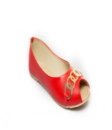 Red Casual Peeptoes Vjybl111rd