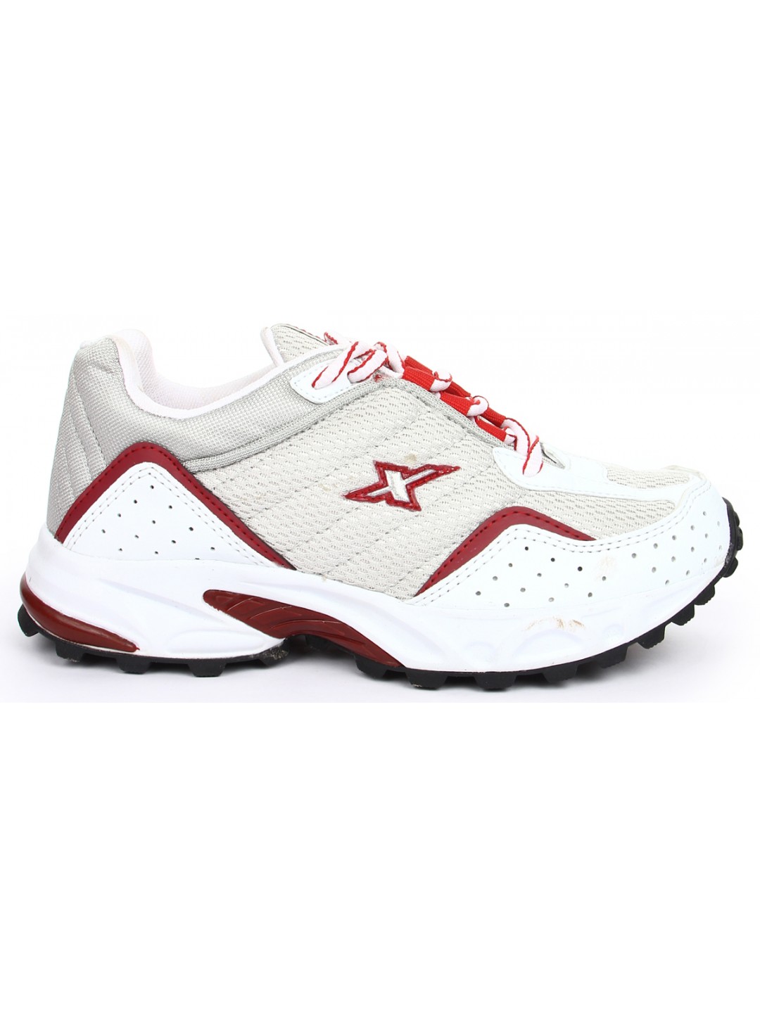 Silver \u0026 Red Running Shoes SM04-WSR