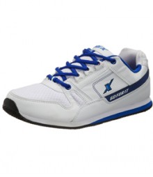 Sparx White & Royal Blue Running Shoes SM176-W-RB