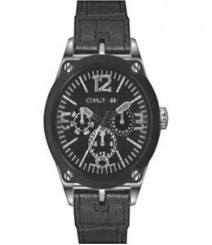 Cerruti Mens Black Dial Color Chrono Watch - CT-531