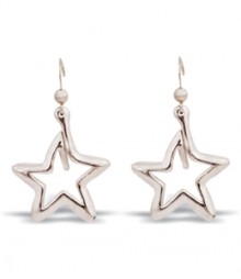 Tanya Rossi Sterling Silver Star Shaped Earrings TRE474A