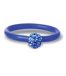 Tanya Rossi Blue Silicone Rings TRR229A