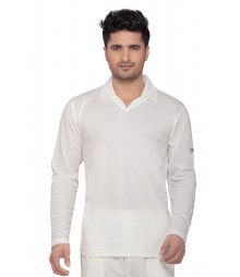 Wolf Cricket Whites T-Shirt (Full Sleeves) OMTshirts-005