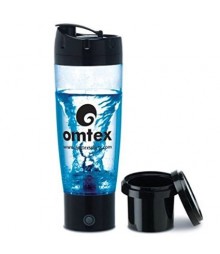 Protein Mixer & Gym Shaker with Sipper 600 ml Bottle in Black