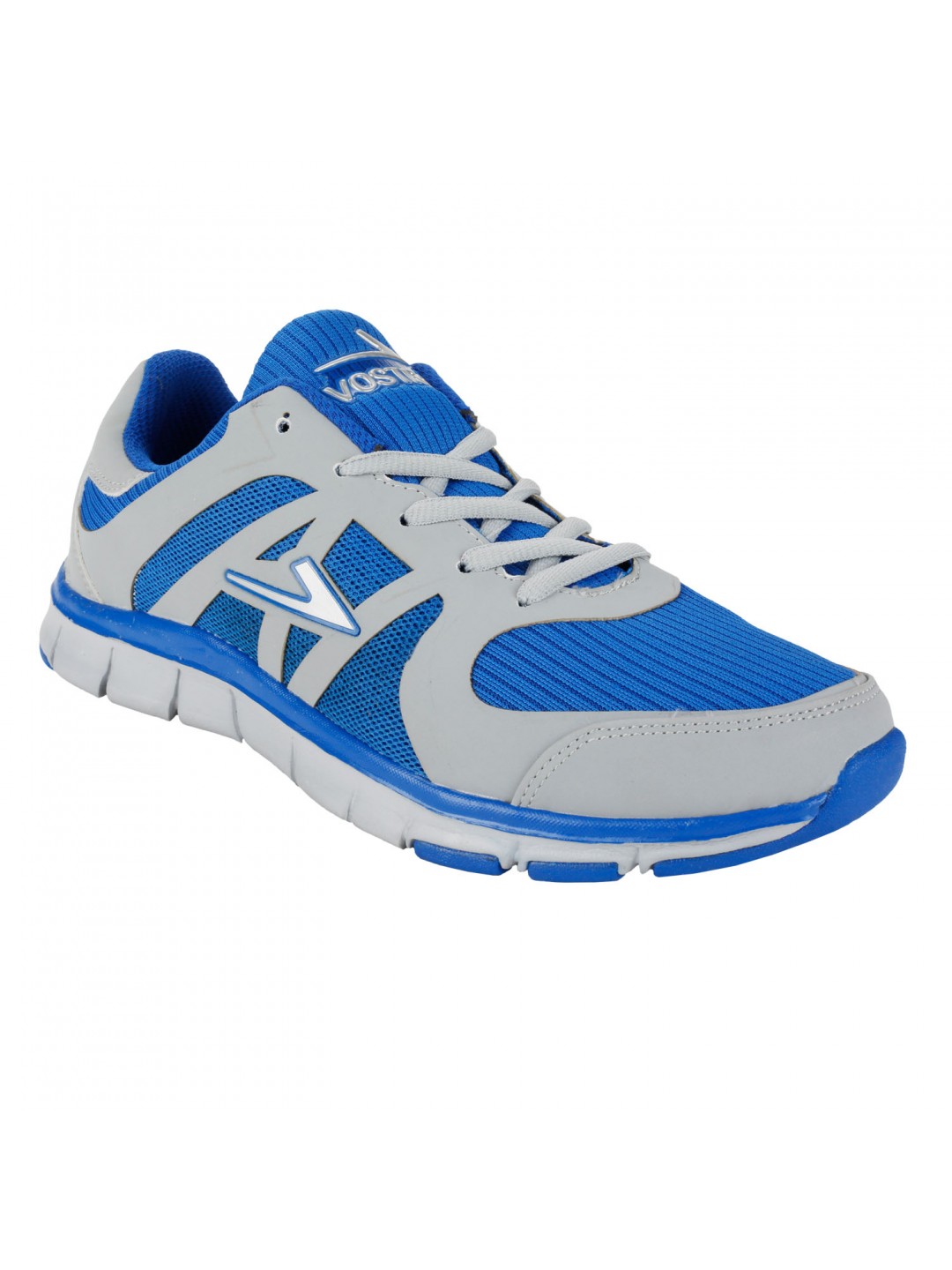 Vostro Grey Blue Sports Shoes for Men - VSS0045